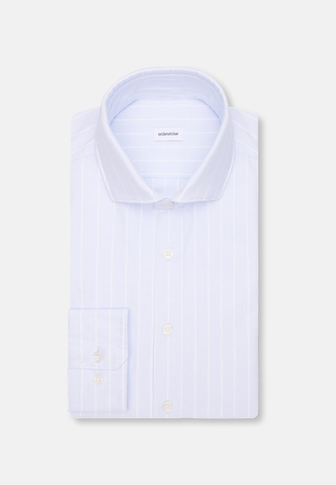 Slim Chemise décontractée Rayures dans Bleu Clair | Boutique en ligne Seidensticker