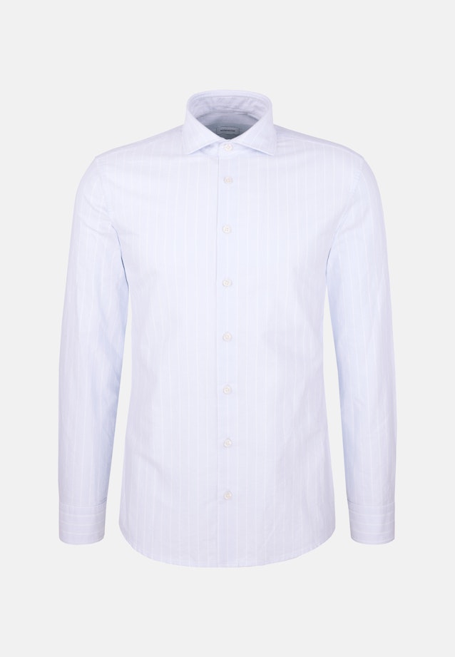 Slim Casual Hemd Gestreift in Hellblau |  Seidensticker Onlineshop