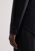 Slim Jerseyhemd Uni in Schwarz |  Seidensticker Onlineshop