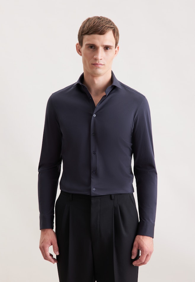 Slim Jersey shirt Uni in Grey | Seidensticker online shop