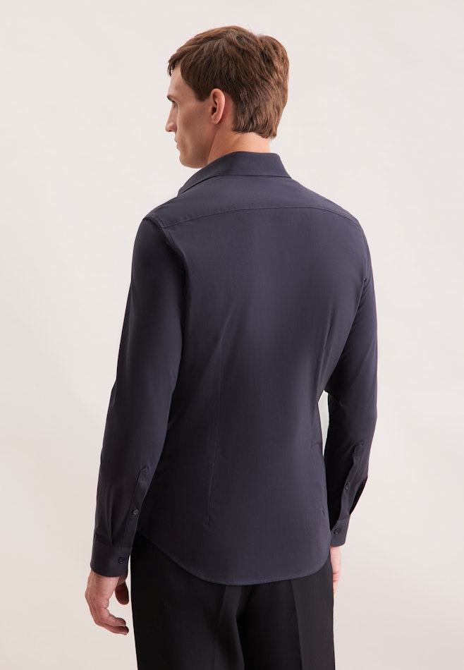 Slim Jerseyhemd Uni in Grau | Seidensticker Onlineshop