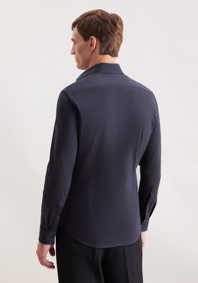 Slim Jerseyhemd Uni in Grau | Seidensticker Onlineshop