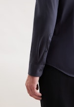 Slim Chemise en jersey Uni in Gris |  Seidensticker Onlineshop