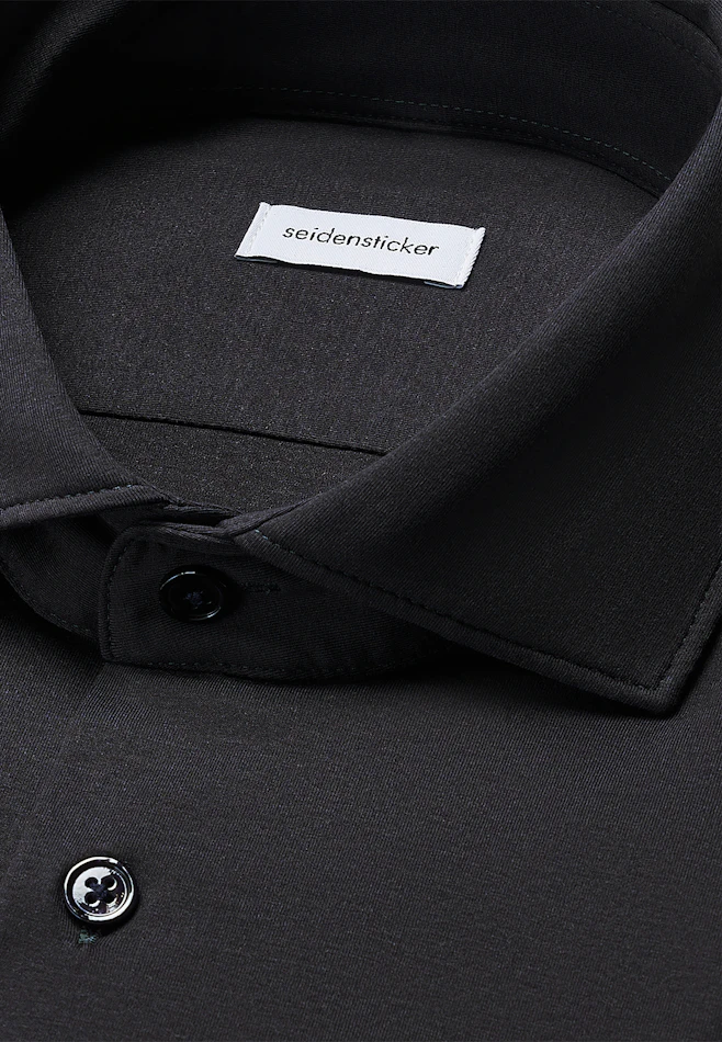 Slim Jerseyhemd Uni in Grau | Seidensticker Onlineshop