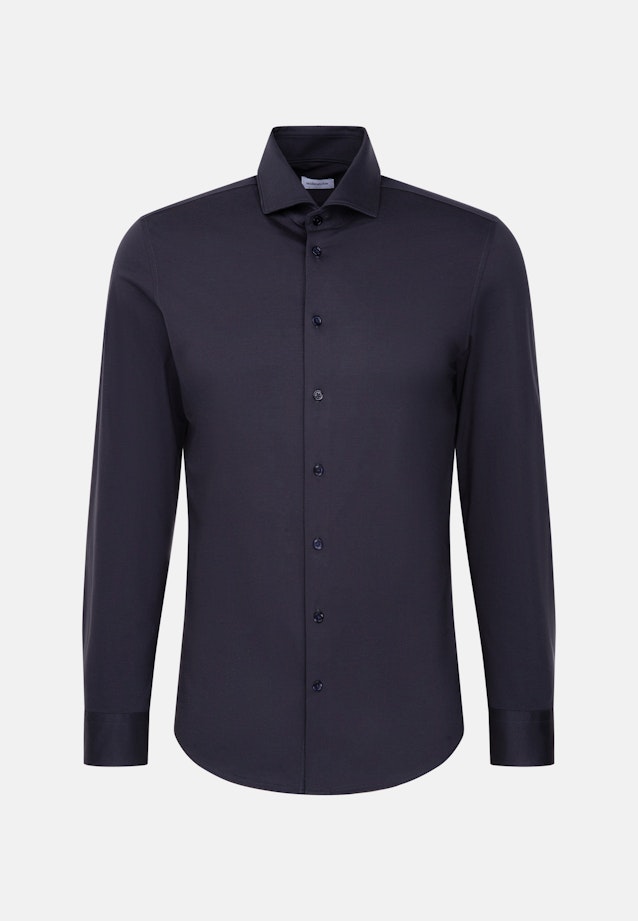 Slim Jerseyhemd Uni in Grau |  Seidensticker Onlineshop