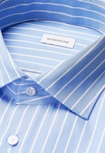 Regular Business shirt Stripes in Mittelblau |  Seidensticker Onlineshop