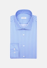 Regular Business shirt Stripes in Mittelblau |  Seidensticker Onlineshop