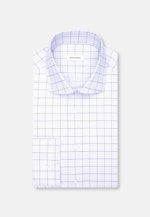 Regular Business shirt Check in Mittelblau |  Seidensticker Onlineshop