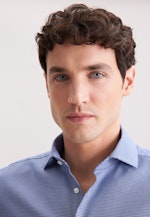 Regular Business Hemd Struktur in Dunkelblau |  Seidensticker Onlineshop