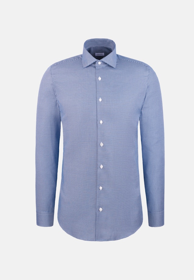 Regular Business shirt Structure in Dunkelblau |  Seidensticker Onlineshop