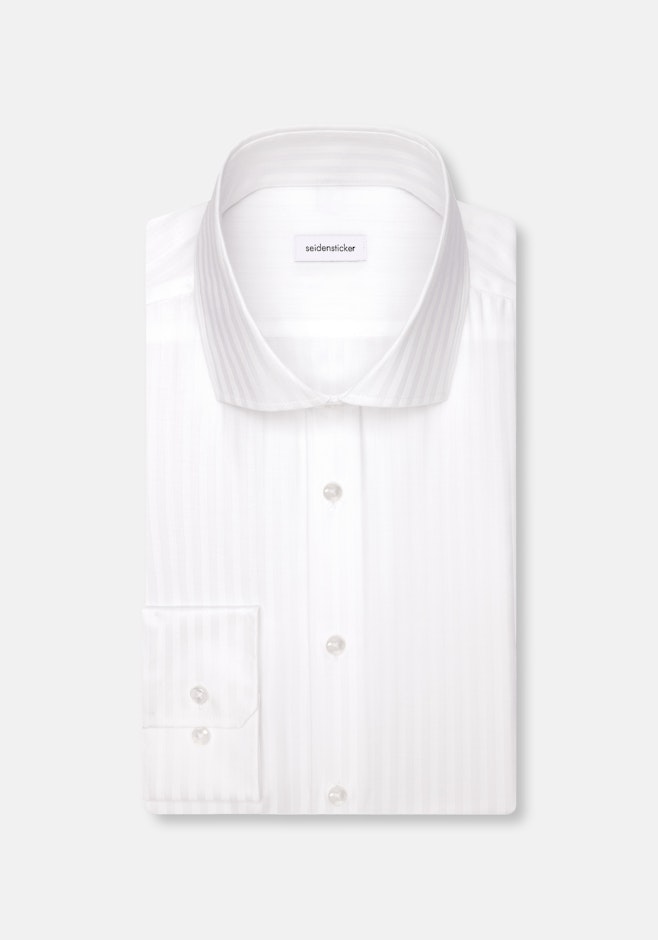 Regular Chemise d'affaires Rayures dans Blanc | Boutique en ligne Seidensticker