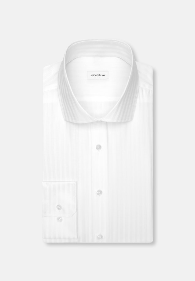Regular Business shirt Stripes in Weiß |  Seidensticker Onlineshop