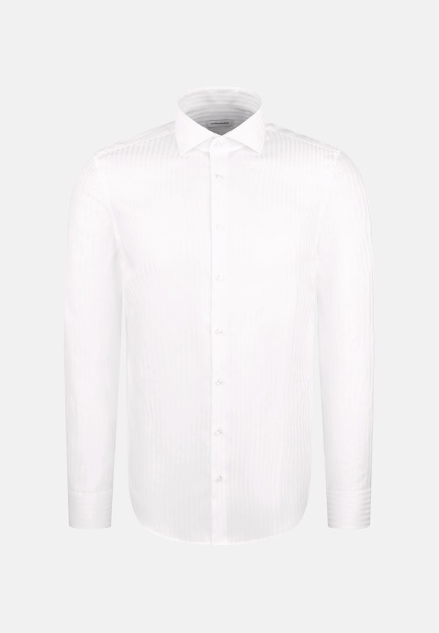 Regular Business shirt Stripes in Weiß |  Seidensticker Onlineshop