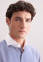 Regular Chemise d'affaires Rayures in Bleu Foncé |  Seidensticker Onlineshop