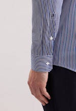 Regular Business Hemd Gestreiftes Trikot in Dunkelblau |  Seidensticker Onlineshop