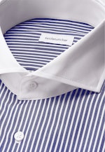 Regular Business Hemd Gestreiftes Trikot in Dunkelblau |  Seidensticker Onlineshop