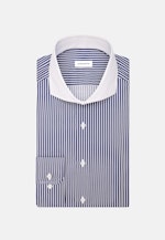 Regular Business Hemd Gestreiftes Trikot in Dunkelblau |  Seidensticker Onlineshop