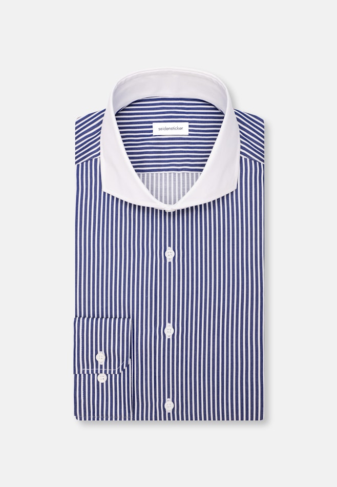 Regular Business shirt Stripes in Dunkelblau | Seidensticker online shop