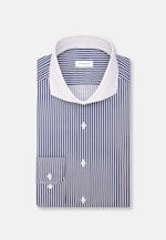 Regular Business Hemd Gestreift in Dunkelblau |  Seidensticker Onlineshop