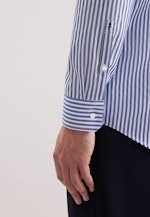 Regular Business Hemd Gestreift in Dunkelblau |  Seidensticker Onlineshop