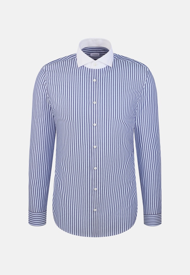 Regular Business shirt Stripes in Dunkelblau |  Seidensticker Onlineshop