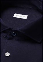 Regular Jerseyhemd Uni in Dunkelblau |  Seidensticker Onlineshop