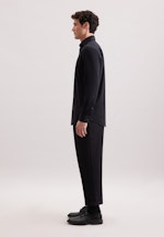 Regular Jerseyhemd Uni in Schwarz |  Seidensticker Onlineshop