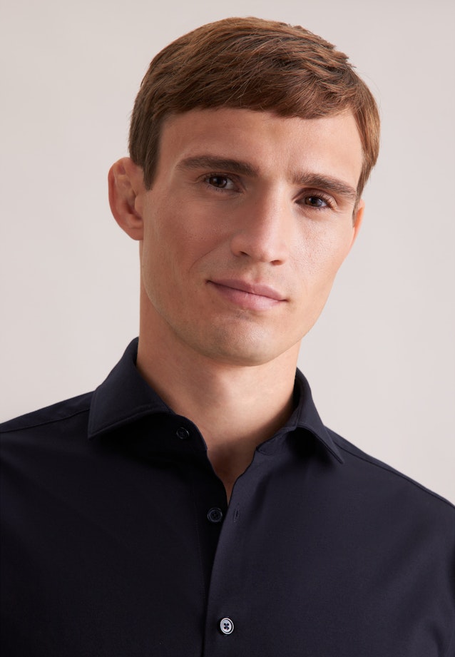 Regular Jerseyhemd Uni in Grau |  Seidensticker Onlineshop