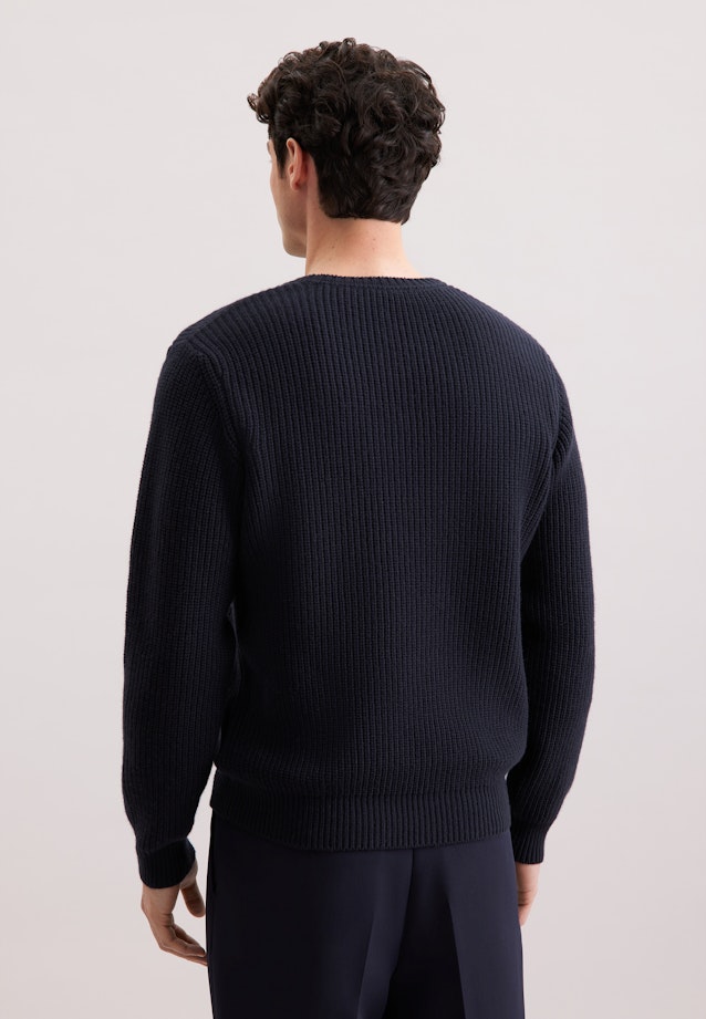Regular Pullover in Dunkelblau |  Seidensticker Onlineshop