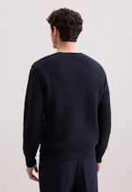 Regular Pullover in Dunkelblau |  Seidensticker Onlineshop