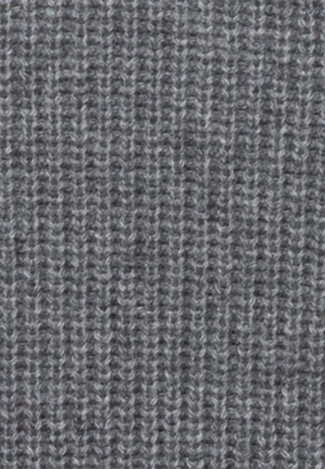 Rundhals Pullover Uni, in Grau |  Seidensticker Onlineshop