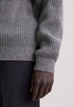 Regular Pullover Uni in Grau |  Seidensticker Onlineshop
