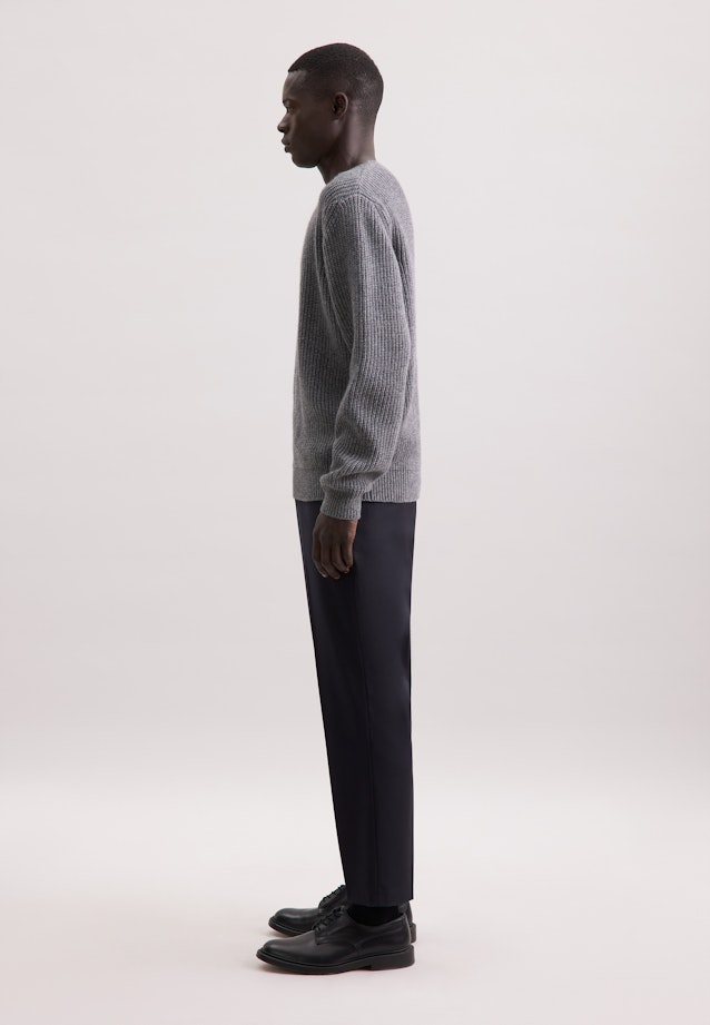 Regular Pullover in Grau |  Seidensticker Onlineshop