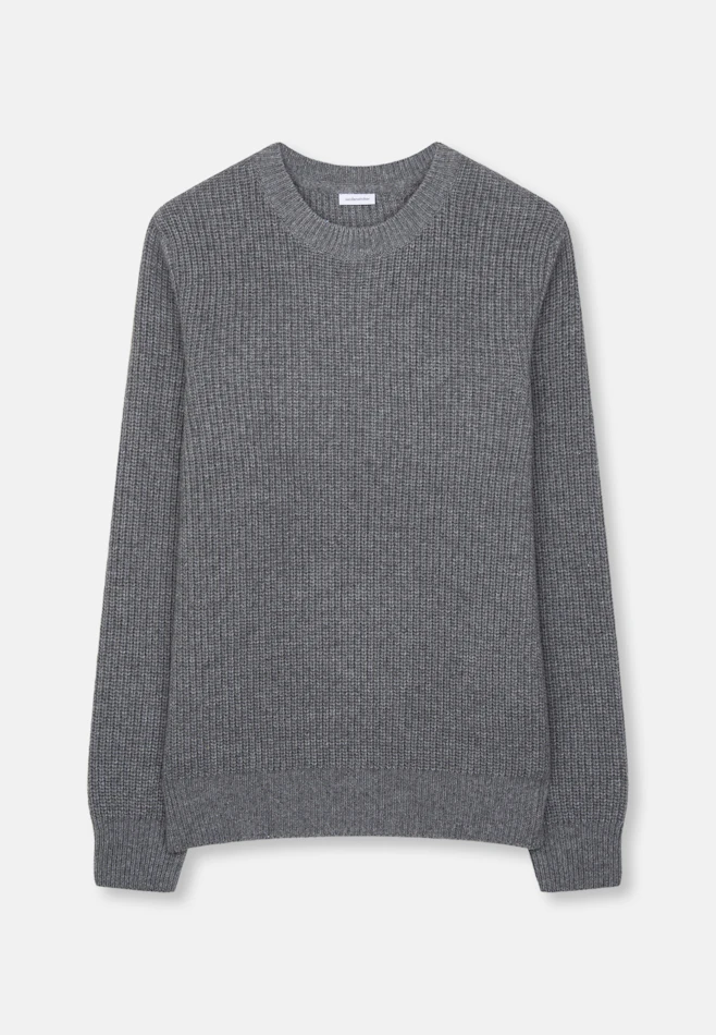 Regular Pullover Uni in Grau | Seidensticker Onlineshop