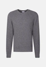 Regular Pull-over Uni in Gris |  Seidensticker Onlineshop