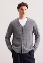 Regular Cardigan in Gris |  Seidensticker Onlineshop