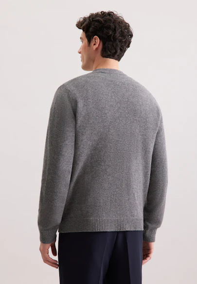 Regular Cardigan in Gris |  Seidensticker Onlineshop