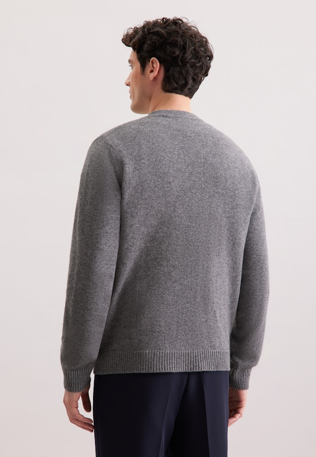Regular Cardigan in Gris |  Seidensticker Onlineshop