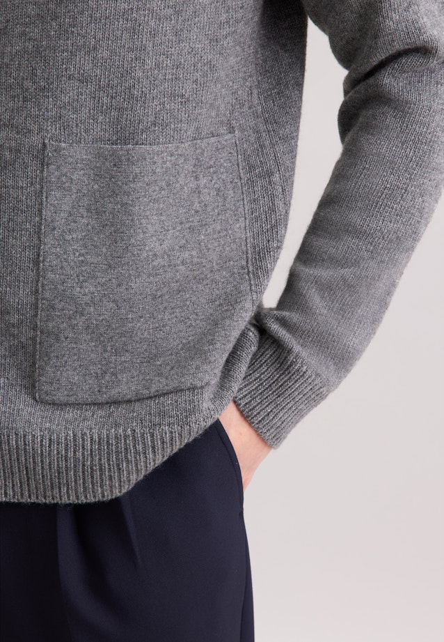 Regular Cardigan in Gris |  Seidensticker Onlineshop