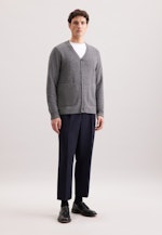 Regular Cardigan in Gris |  Seidensticker Onlineshop