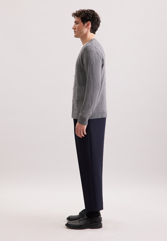 Regular Cardigan in Gris |  Seidensticker Onlineshop