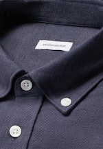 Regular Flanellhemd Uni in Grau |  Seidensticker Onlineshop