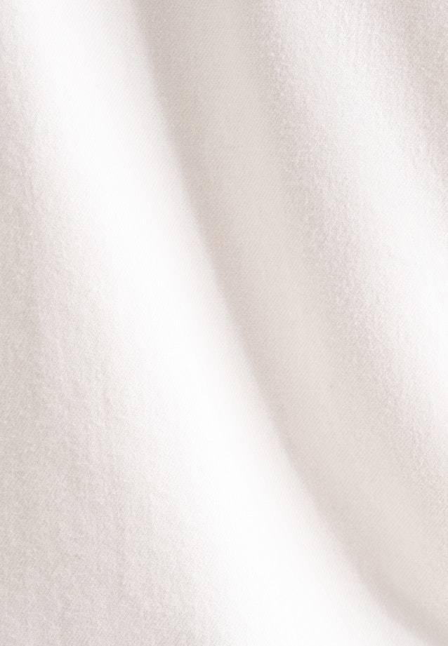 Regular Chemise en flanelle Uni in Ecru |  Seidensticker Onlineshop