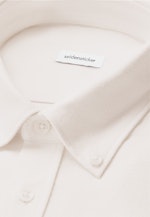 Regular Flanellhemd Uni in Ecru |  Seidensticker Onlineshop