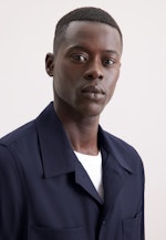 Regular Casual Hemd Uni in Dunkelblau |  Seidensticker Onlineshop