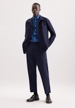 Regular Casual Hemd Uni in Dunkelblau |  Seidensticker Onlineshop