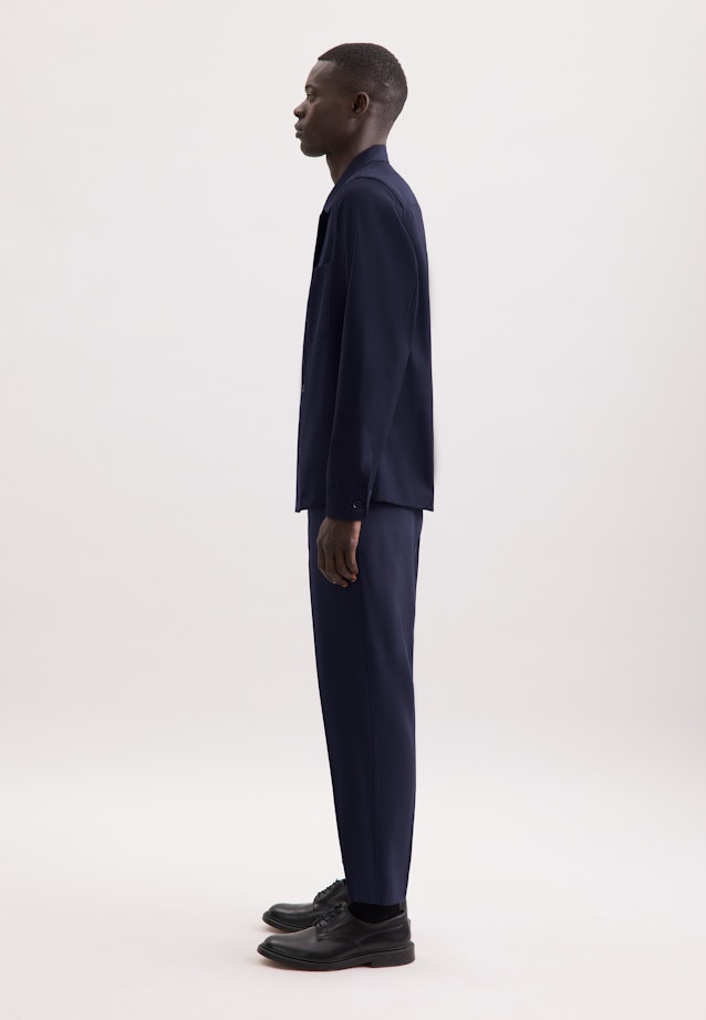 Regular Casual Hemd Uni in Dunkelblau |  Seidensticker Onlineshop