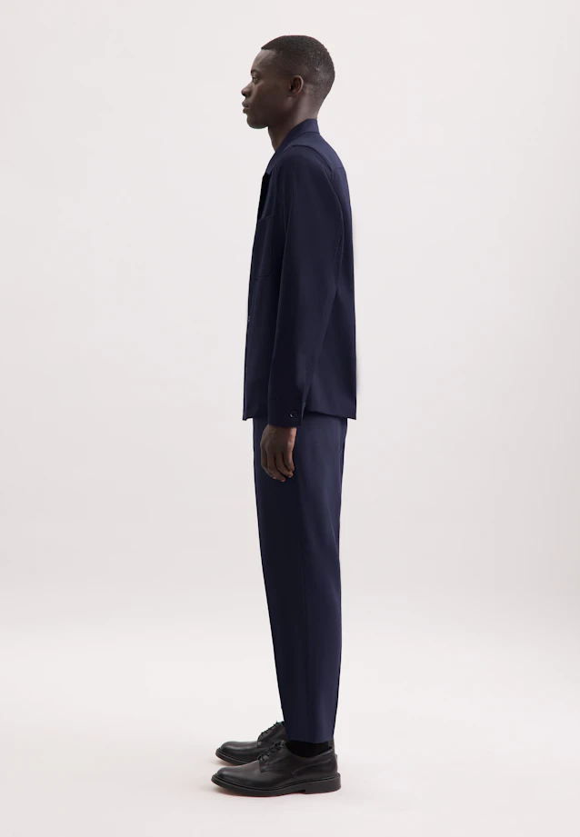 Regular Casual Hemd Uni in Dunkelblau |  Seidensticker Onlineshop
