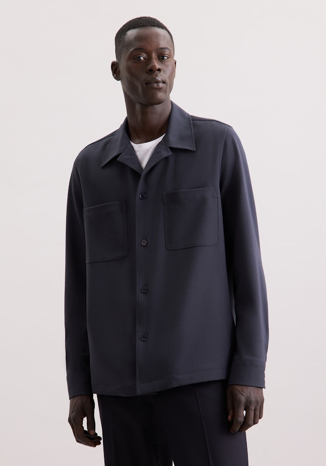 Regular Casual Hemd Uni in Grau | Seidensticker Onlineshop