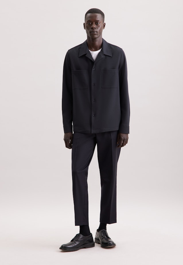 Regular Casual Hemd Uni in Grau |  Seidensticker Onlineshop